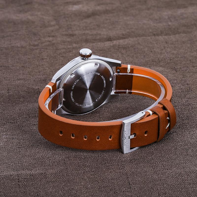 Octopus Kraken Oct011 Stainless Steel Big Crown Retro Pilot Watch