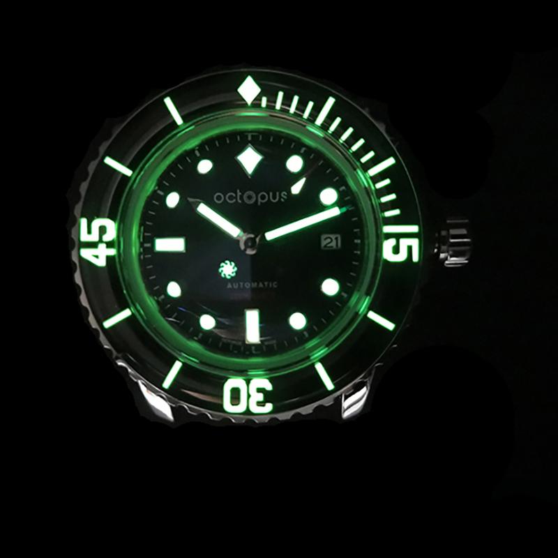Octopus Kraken Oct01 Vintage Dive Watch FF Homage