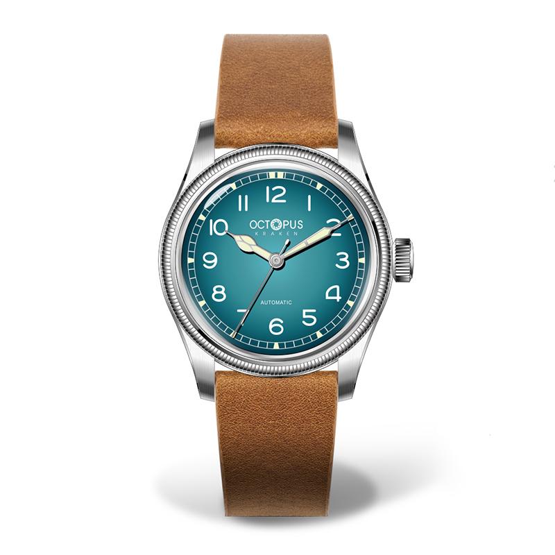 Oct022 Retro Stainless Steel 38mm Big Crown Pilot Watches