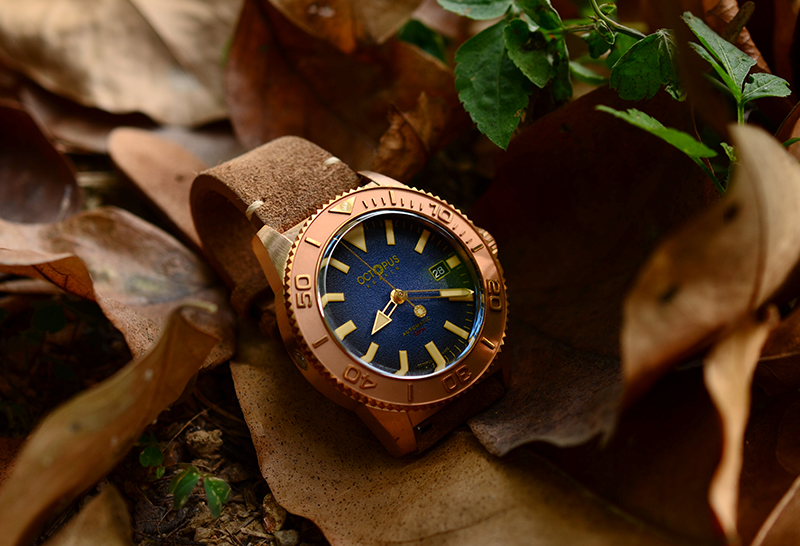 ⭐︎オクトパス Octopus Oct003 Retro Bronze Automatic Diver