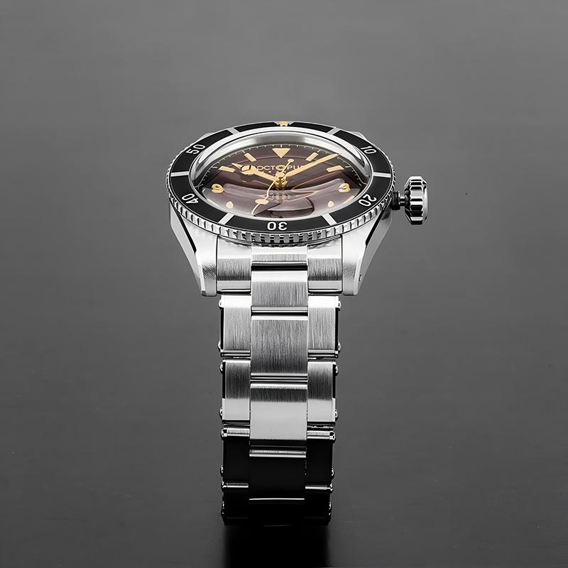 Octopus Aged Bezel Tropical Dial Retro Watches OCT028