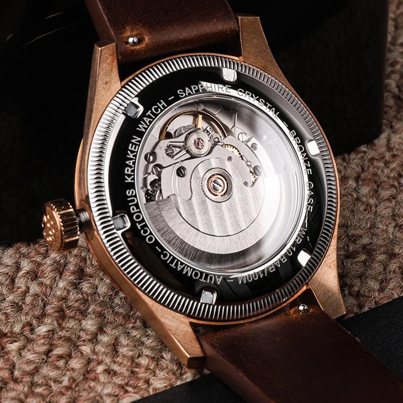 Octopus Kraken Oct005 Retro Bronze Polit Homage Watches