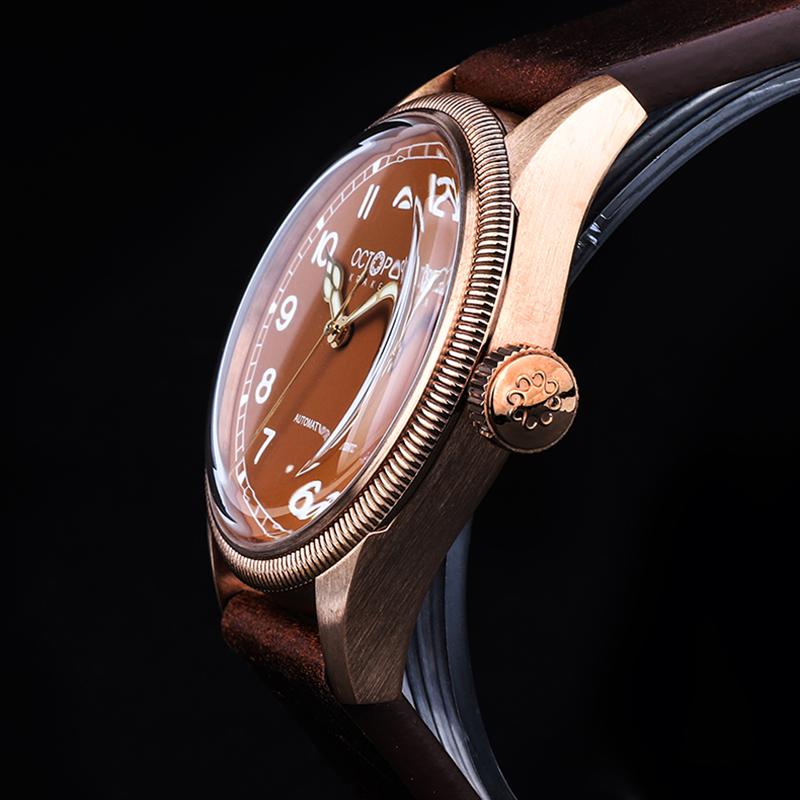 Octopus Kraken Oct005 Retro Bronze Polit Homage Watches
