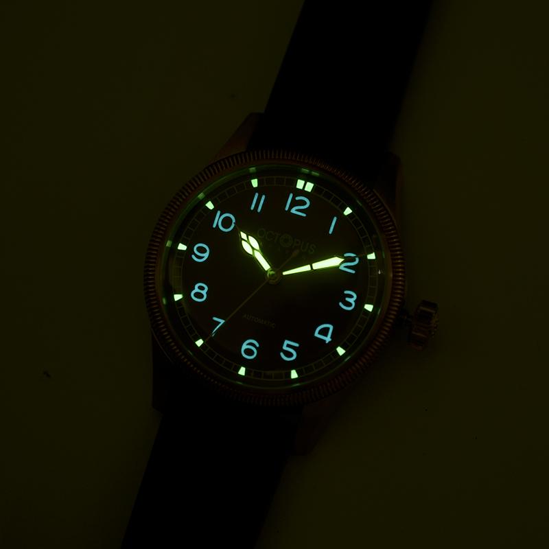 Octopus Kraken Oct005 Retro Bronze Polit Homage Watches